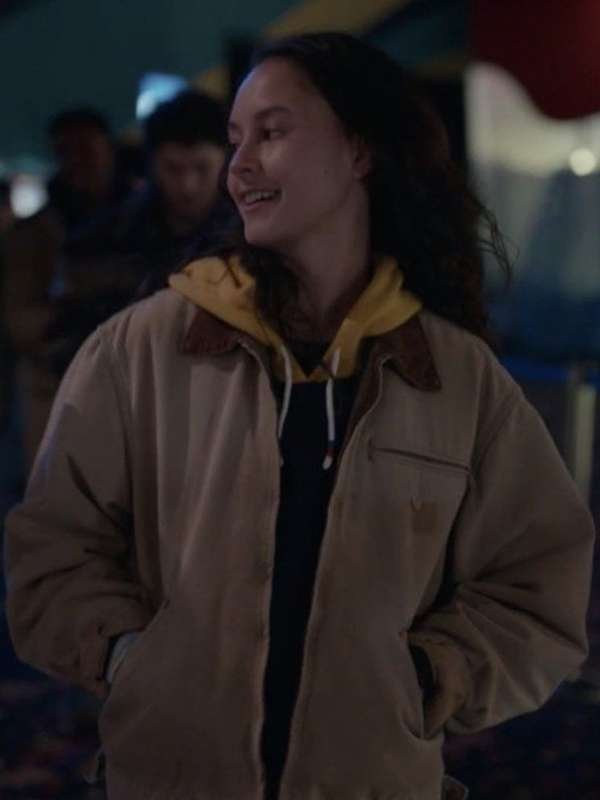 The Wilds S01 Toni Shalifoe Brown Cotton Jacket