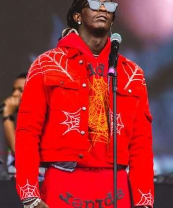 Young Thug Spider Denim Jacket