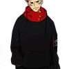 Yuji Itadori Jujutsu Kaisen Black Hoodie