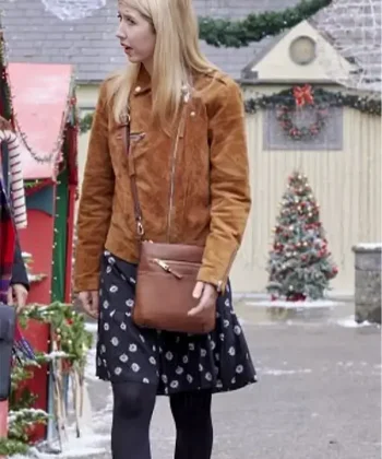 Ali Hardiman Christmas at Castle Hart Biker Jacket For Women