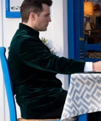 Henry Cavill Argylle Velvet Coat