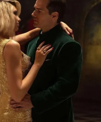 Henry Cavill Argylle Green Velvet Coat