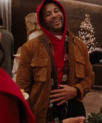 Meet Me Next Christmas Devale Ellis Brown Jacket