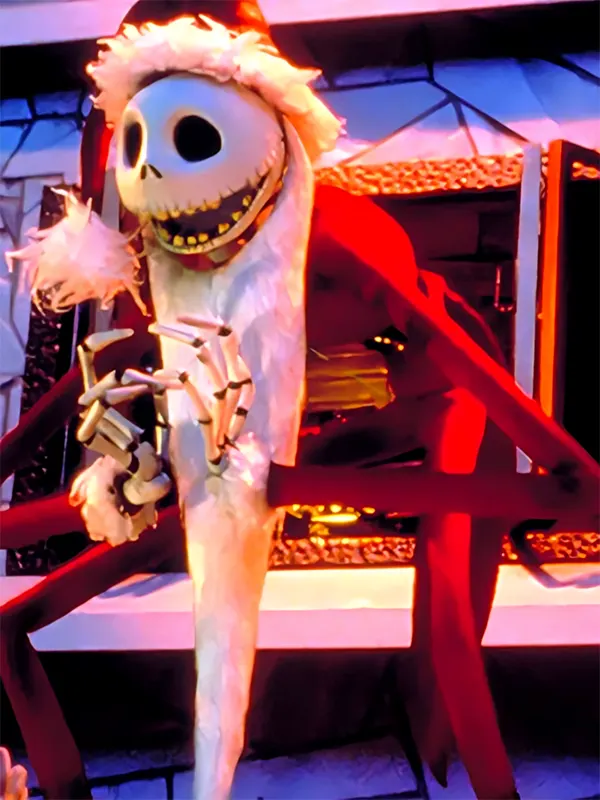 The Nightmare Before Christmas Jack Skellington In Santa Red Suit