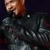 Usher Hot 107.9 Birthday Bash Black Leather Jacket