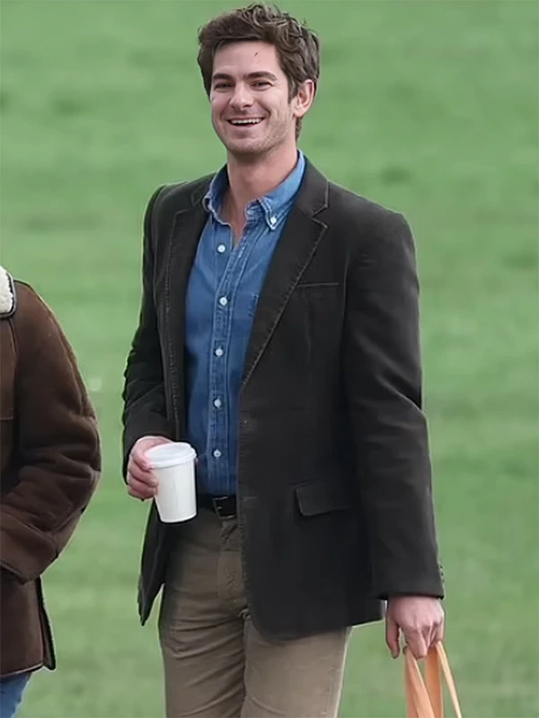 We Live in Time Andrew Garfield Black Blazer