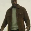Aldis Hodge Cross Brown Suede Jacket