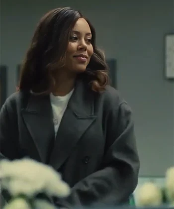 Julia Sweetpea Grey Trench Coat