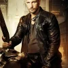 Man with No Past 2025 Adam Woodward Black Leather Jacket