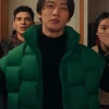 Min Ho Xo Kitty Green Puffer Vest