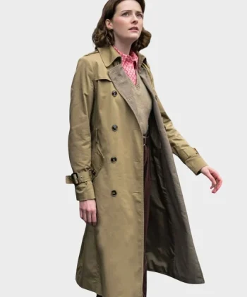 Olivia Morris The Librarians The Next Chapter Beige Coat