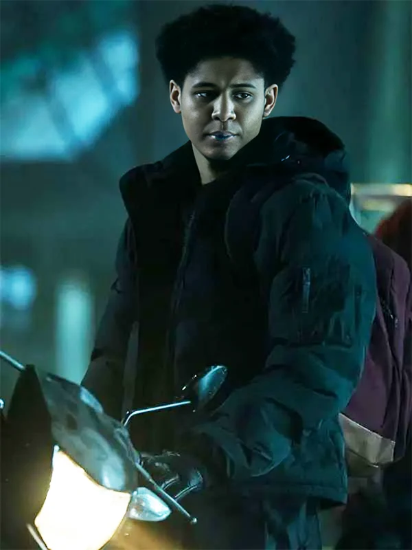 Rhenzy Feliz The Penguin Black Puffer Jacket