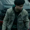 Rhenzy Feliz The Penguin Green Cotton Jacket