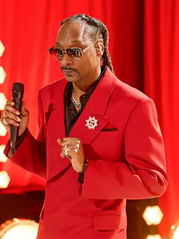Snoop Dogg The Voice S26 Red Blazer