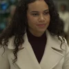 Symone Gibson A Season to Remember White Trench Coat