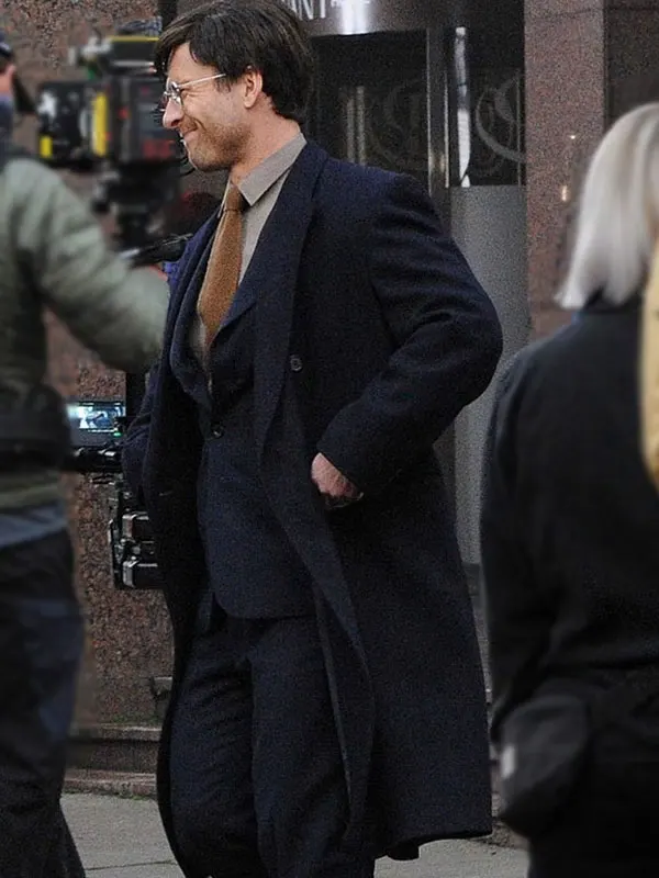 Glen Powell The Running Man 2025 Trench Coat