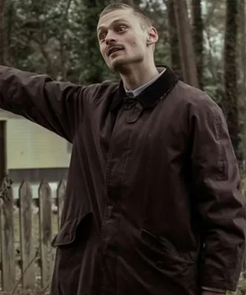 Lex van Dun Ferry 2 Brown Cotton Coat