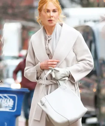 Nicole Kidman Babygirl 2024 White Coat