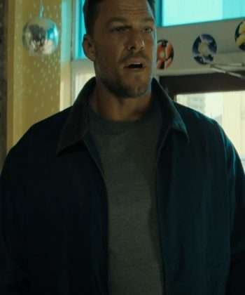 Reacher S03 Alan Ritchson Blue Cotton Jacket