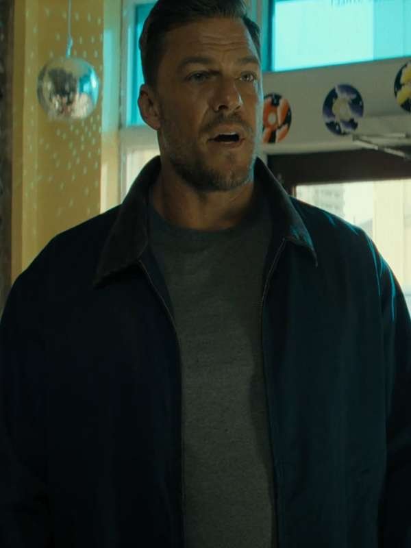 Reacher S03 Alan Ritchson Blue Cotton Jacket