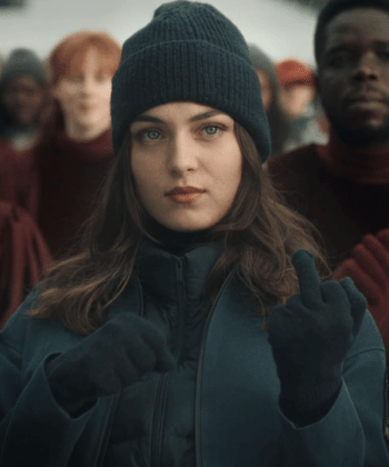 Movie Mickey 17 Anamaria Vartolomei Costume Jacket