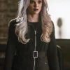 Caitlin Snow The Flash S05 Black Belted Jacket