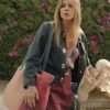 High Potential S01 Kaitlin Olson Black Leather Jacket