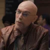 Jackie Earle Haley The Long Game Brown Leather Biker Jacket