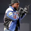 Kendrick Lamar Super Bowl Blue Leather Jacket