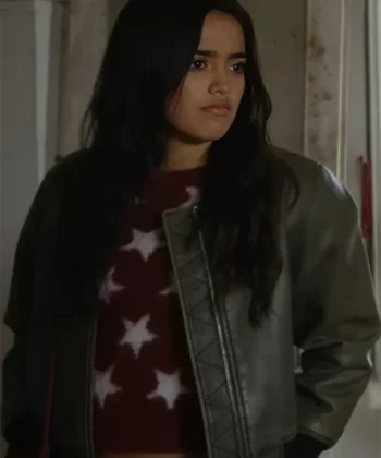 Olivia La Dolce Villa Brown Bomber Jacket