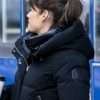 Maggie Bell FBI S06 Black Puffer Hooded Jacket