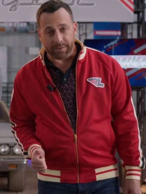 Shifting Gears Wayne Laroche Red Bomber Jacket