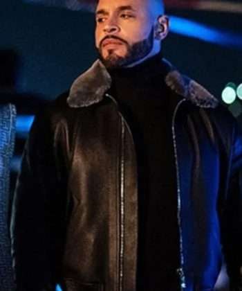 Daniel Sunjata Power Book II Ghost Black Leather Jacket