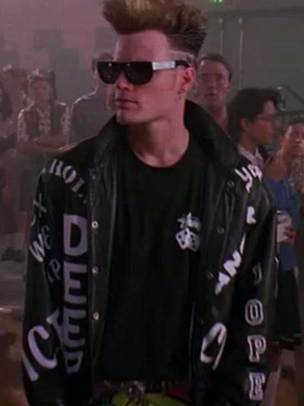 Cool As Ice Vanilla Ice Black Leather Jacket Vanilla Ice Cool As Ice Black Jacket